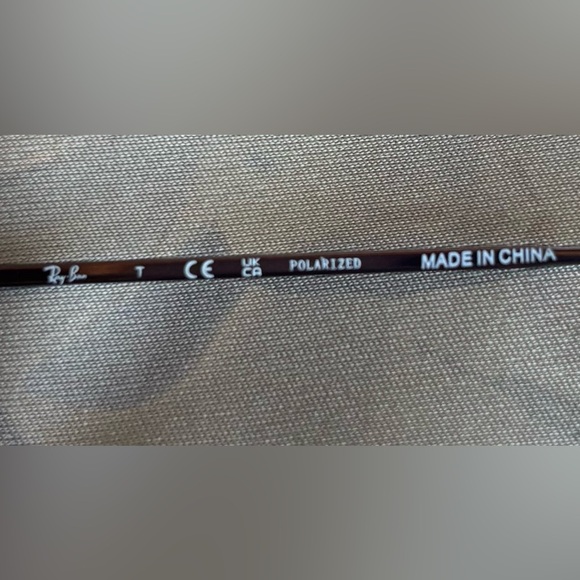 Ray-Ban 64mm Polarized Aviator Sunglasses RB3267 in Brown NWT - Picture 5 of 7